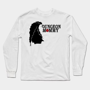 Dungeon Mommy - Red D20 Long Sleeve T-Shirt